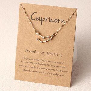 Capricorn Constellation Necklace